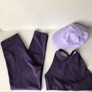 Girlfriend Collective Leggings in Blackberry, M